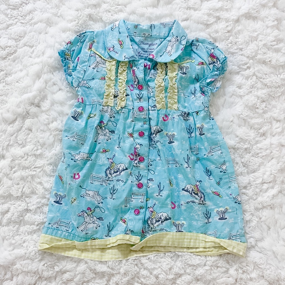 Wrangler Infant Cowgirl Dress 12 month - Picture 1 of 4